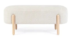 Panche>Bizzotto PANCA EFFETTO BOUCLE' NATURALE - DAYLA
