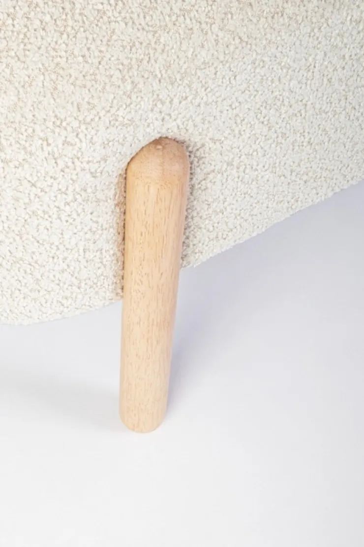 Panche>Bizzotto PANCA EFFETTO BOUCLE' NATURALE - DAYLA