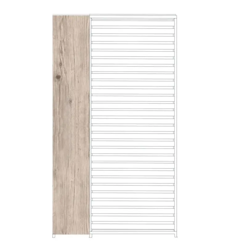 Pergole E Gazebo>Bizzotto PANNELLO VERTICALE PERGOLA OCEAN RUSTIC