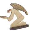 Vasi E Portacandele Natalizi>Bizzotto P.CANDELA CASSIEL ANGELO CREMA H27,94