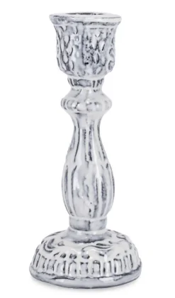 Portacandele>Bizzotto P.CANDELA HIKARI 1FUOCO ANTIQUE WHIT H15