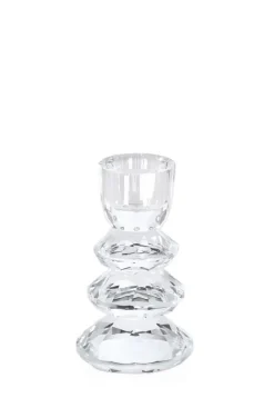 Vasi E Portacandele Natalizi>Bizzotto P.CANDELA 1P ELDRID VT TRASP D6X11H