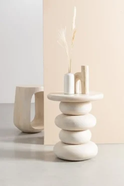 Portacandele>Bizzotto P.CANDELA TIKAR MARMO BEIGE
