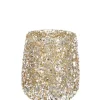 Vasi E Portacandele Natalizi>Bizzotto P.CANDELA VT BRILLANT ORO D10X12H