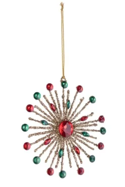 Pendagli>Bizzotto PENDAGLIO BEAD FIOCCO NEVE 16P ROS 15X15