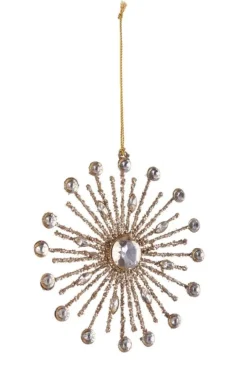 Pendagli>Bizzotto PENDAGLIO BEAD FIOCCO NEVE 16P ORO 15X15