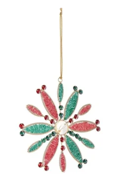 Pendagli>Bizzotto PENDAGLIO BEAD FIOCCO NEVE 12P ROS 15X15