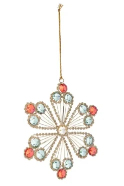 Pendagli>Bizzotto PENDAGLIO BEAD FIOCCO NEVE 6P ROS 15X15