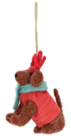 Pendagli>Bizzotto PENDAGLIO CECIL CANE C-SCIARPA AZZURRO