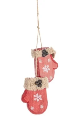 Pendagli>Bizzotto PENDAGLIO CORTINA MUFFOLA ROSSO-ARGENOI