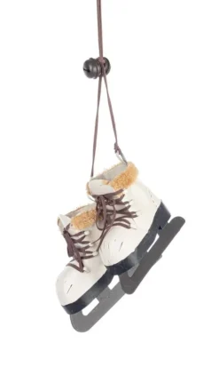 Pendagli>Bizzotto PENDAGLIO CORTINA PATTINI BIANCO H40