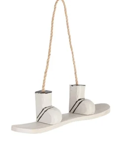 Pendagli>Bizzotto PENDAGLIO CORTINA SNOWBOARD BIANCO H4,5