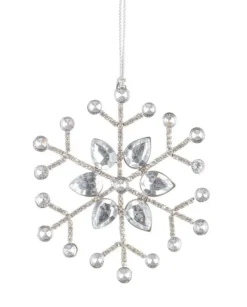Pendagli>Bizzotto PENDAGLIO JEXON FIOCCO NEVE 6P ARGEN 9X9