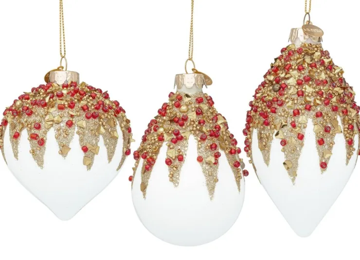 Sfere>Bizzotto PENDAGLIO VT FIREWORK BIANCO RV ASS3