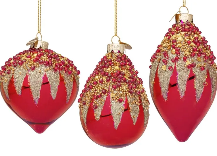 Sfere>Bizzotto PENDAGLIO VT FIREWORK ROSSO RV ASS3