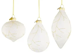 Sfere>Bizzotto PENDAGLIO VT FLORAL BIANCO OP ASS3