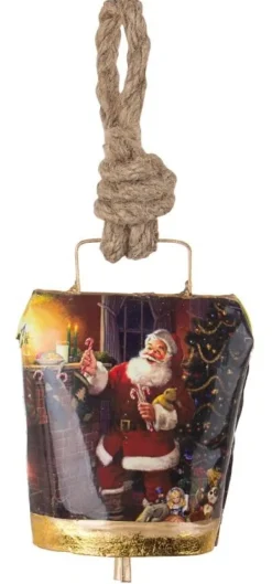 Pendagli>Bizzotto PENDAGLIO WENDI CAMPANA BABBO GIOCATTOLI