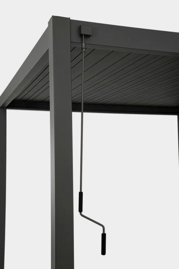 Pergole E Gazebo>Bizzotto PERGOLA OCEAN 3X3 ANTRACITE