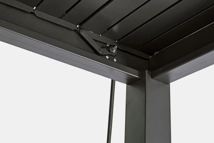 Pergole E Gazebo>Bizzotto PERGOLA OCEAN 3X3 ANTRACITE