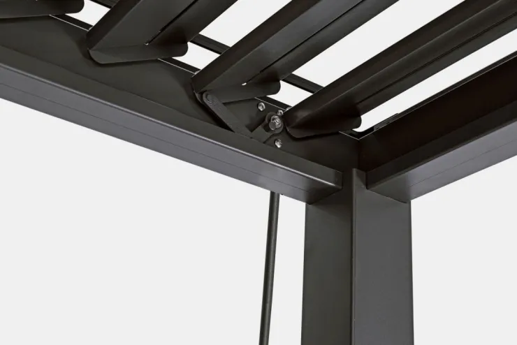 Pergole E Gazebo>Bizzotto PERGOLA OCEAN 3X3 ANTRACITE