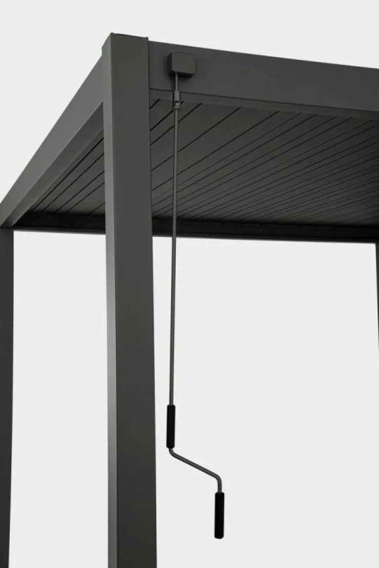 Pergole E Gazebo>Bizzotto PERGOLA OCEAN 3.6X6 ANTRACITE