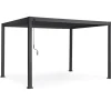 Pergole E Gazebo>Bizzotto PERGOLA OCEAN 3X4 ANTRACITE C-LED