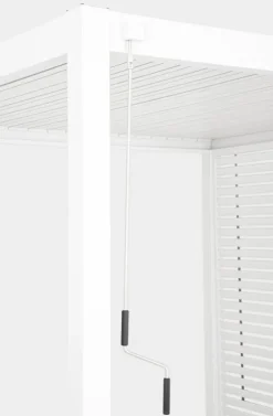 Pergole E Gazebo>Bizzotto PERGOLA OCEAN 3.6X7.2 BIANCO
