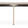 Pergole E Gazebo>Bizzotto PERGOLA OCEAN 3.6X6 NATURAL-ANTRACITE