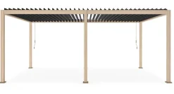 Pergole E Gazebo>Bizzotto PERGOLA OCEAN 3.6X6 NATURAL-ANTRACITE