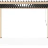 Pergole E Gazebo>Bizzotto PERGOLA OCEAN 3X4 NATURAL-ANTRACITE