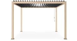 Pergole E Gazebo>Bizzotto PERGOLA OCEAN 3.6X3.6 NATURAL-ANTRACITE