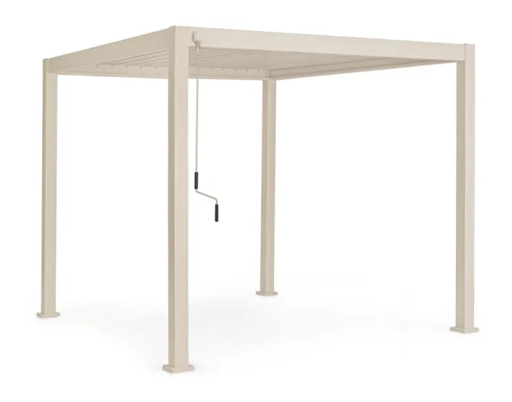 Pergole E Gazebo>Bizzotto PERGOLA OCEAN 3X3 SETA