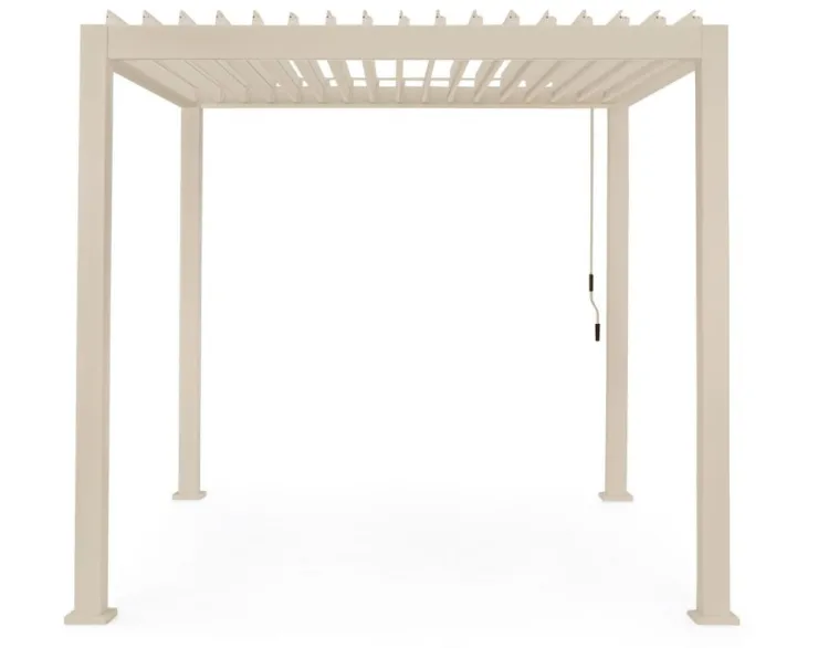 Pergole E Gazebo>Bizzotto PERGOLA OCEAN 3X3 SETA