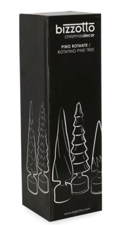 Oggettistica>Bizzotto PINO ROTANTE VT FROSTY BIANCO H40 C-LED