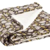 Coperte>Bizzotto PLAID CALAIS NERO C-TULIPANO 130X180