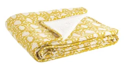 Coperte>Bizzotto PLAID CHAMBERY OCRA C-FIORE AVO 130X180