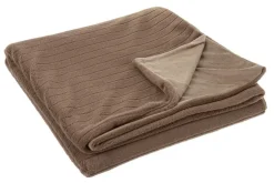 Coperte>Bizzotto PLAID ESSENTIAL MARRONE 180X150