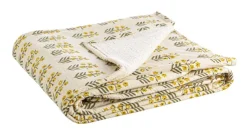 Coperte>Bizzotto PLAID REIMS AVORIO C-FIORE 130X180