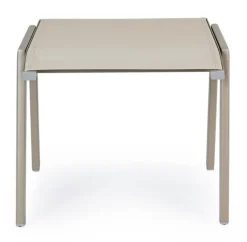 Pouf Da Esterno>Bizzotto POGGIAPIEDI IN ALLUMINIO IMPILABILE TORTORA GK51 - VICTOR
