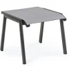 Pouf Da Esterno>Bizzotto POGGIAPIEDI IN ALLUMINIO IMPILABILE ANTRACITE GK52 - CRUISE
