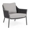 Poltrone>Bizzotto POLTRONA ANTRACITE QS22/GRAPHITE - EVERLY