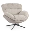 Poltrone E Chaise Longue>Bizzotto POLTRONA ADINDA GRIGIO SCURO/TORTORA