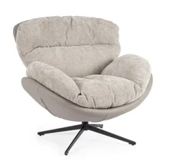 Poltrone E Chaise Longue>Bizzotto POLTRONA ADINDA GRIGIO SCURO/TORTORA