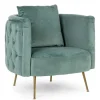 Poltrone E Chaise Longue>Bizzotto POLTRONA BLU TURCHESE - TENBURY