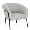 Poltrone E Chaise Longue>Bizzotto POLTRONA CAMILA GRIGIO CHIARO