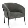 Poltrone E Chaise Longue>Bizzotto POLTRONA CAMILA GRIGIO SCURO
