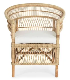 Poltrone E Chaise Longue>Bizzotto POLTRONA CON CUSCINO IN FIBRE NATURALI - JOSEFINA