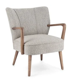 Poltrone E Chaise Longue>Bizzotto POLTRONA EFFETTO BOUCLE' - MORITZ