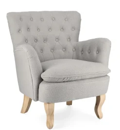 Poltrone E Chaise Longue>Bizzotto POLTRONA EFFETTO BOUCLE' CLOUD - ORLINS