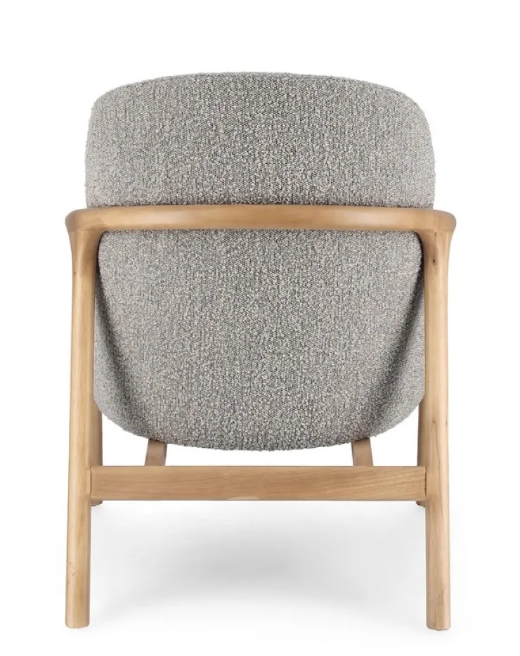 Poltrone E Chaise Longue>Bizzotto POLTRONA EFFETTO BOUCLE' STONE - ELAIDE